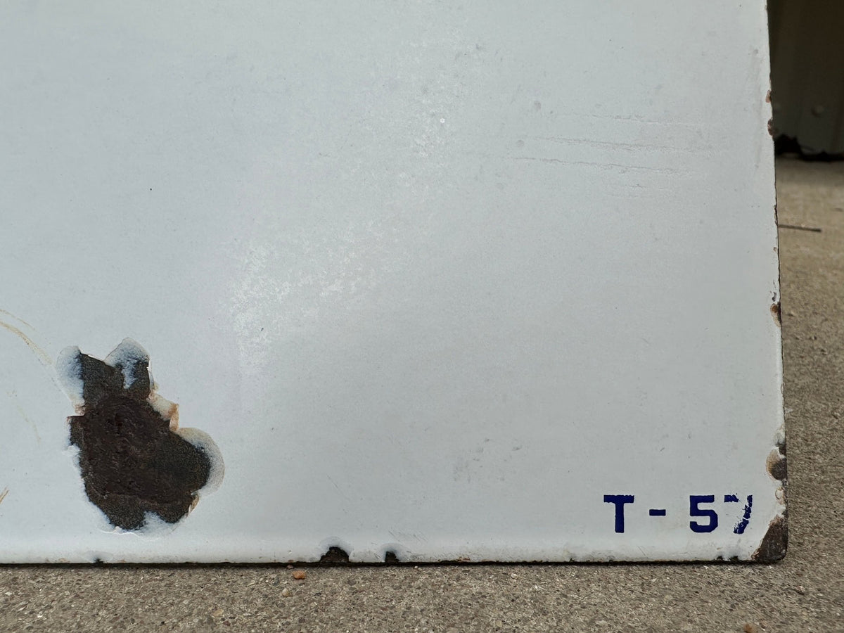 Original FrigiKing Auto Air Conditioner Porcelain Sign