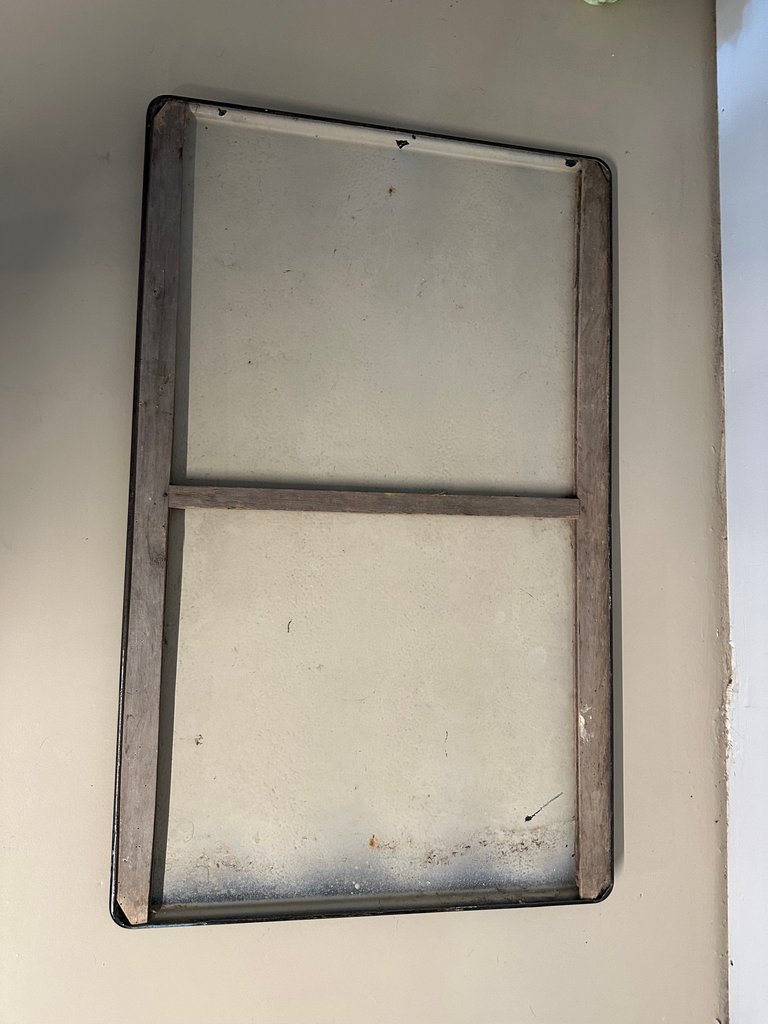 Large Porcelain Sinclair Sign on Wood Frame