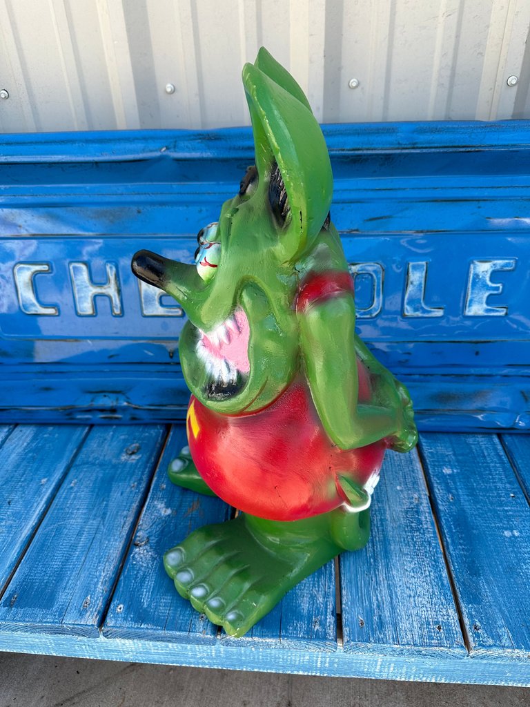 Rat Fink 2 ft Cast Aluminum Statue