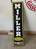 Miller Tires Porcelain Sign