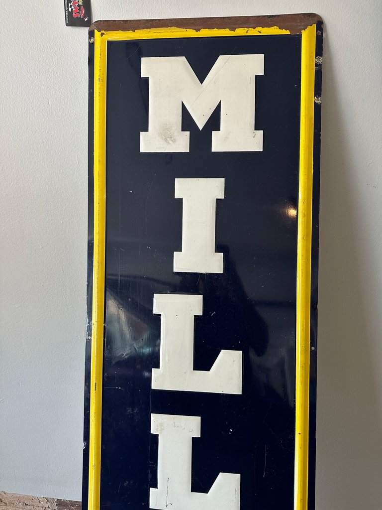 Miller Tires Porcelain Sign