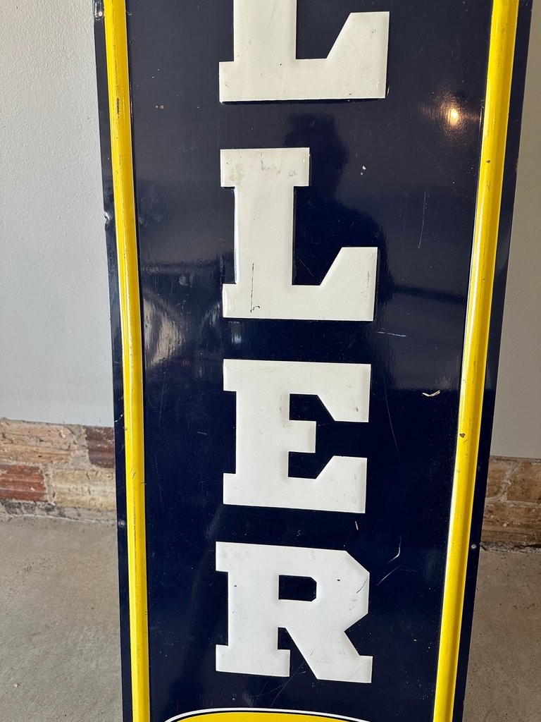 Miller Tires Porcelain Sign
