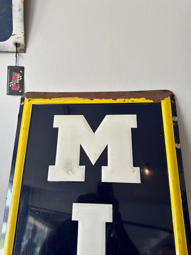 Miller Tires Porcelain Sign