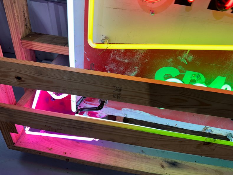 Neon Champion Spark Plug Sign