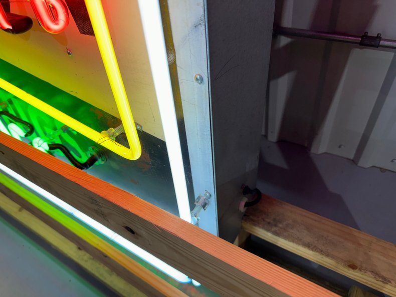 Neon Champion Spark Plug Sign