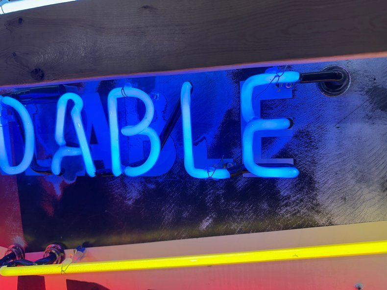 Neon Champion Spark Plug Sign