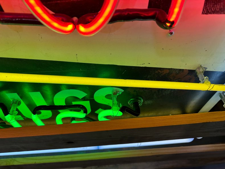 Neon Champion Spark Plug Sign