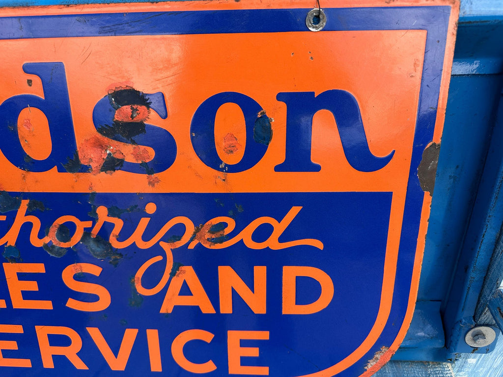 Original Fordson DBL Sided Porcelain Sign