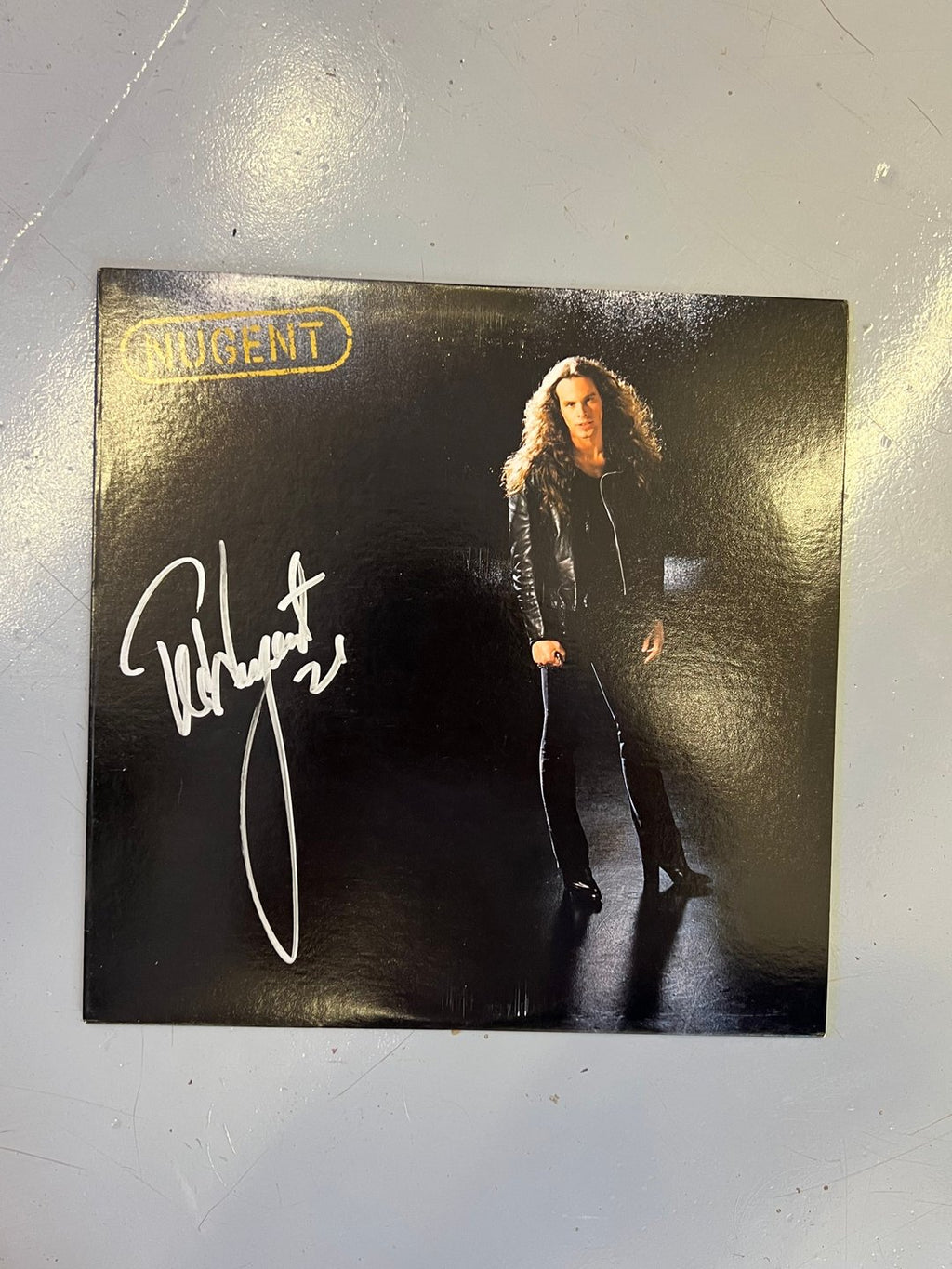 Ted Nugent Hand-Signed Vinyl Album – Auction COA
