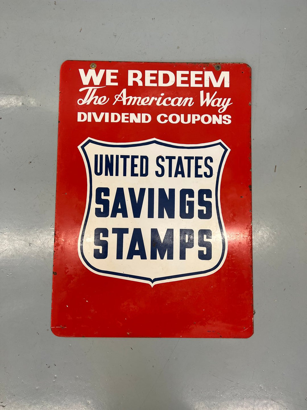 Vintage U.S. Savings Stamps Signs – "The American Way" (Pair)