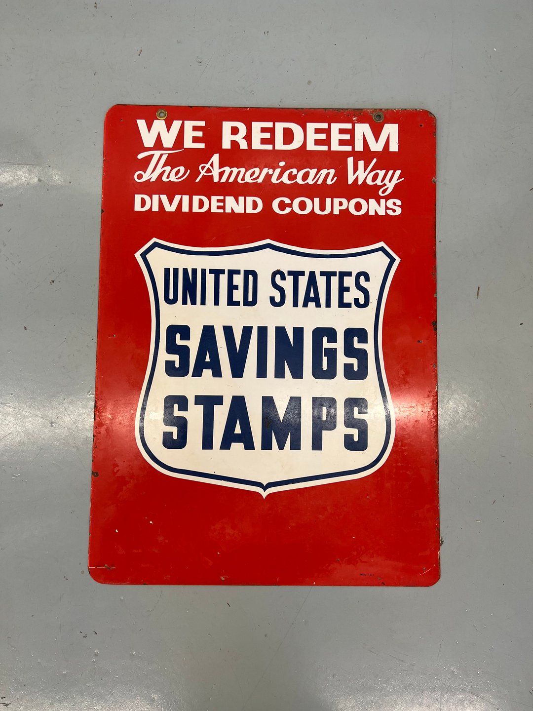 Vintage U.S. Savings Stamps Signs – "The American Way" (Pair)