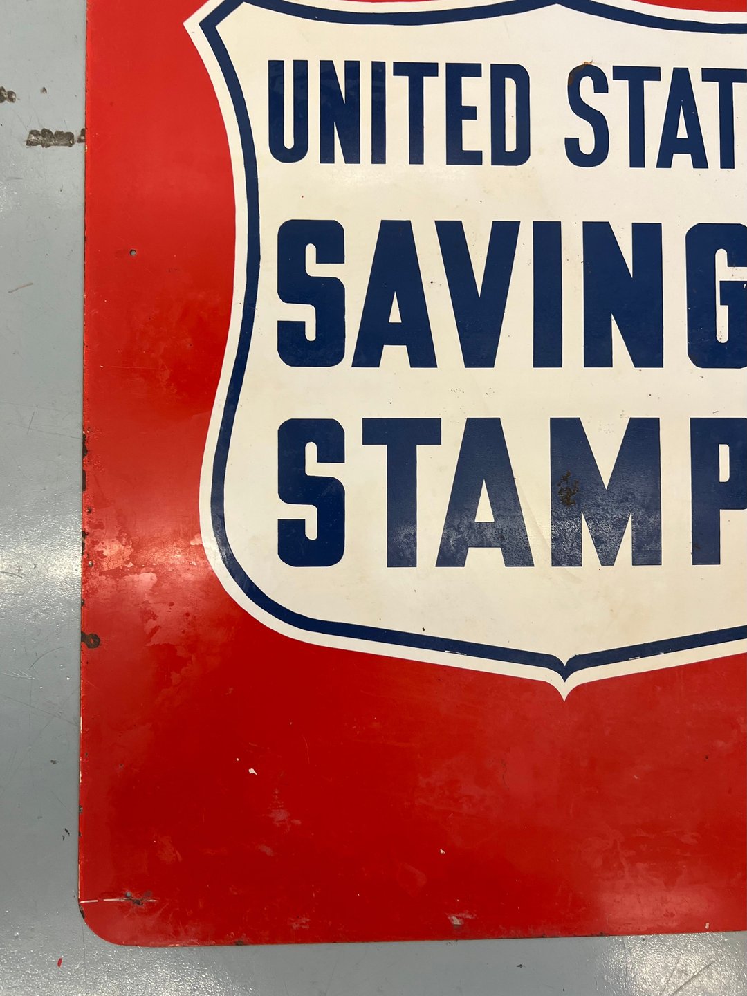Vintage U.S. Savings Stamps Signs – "The American Way" (Pair)