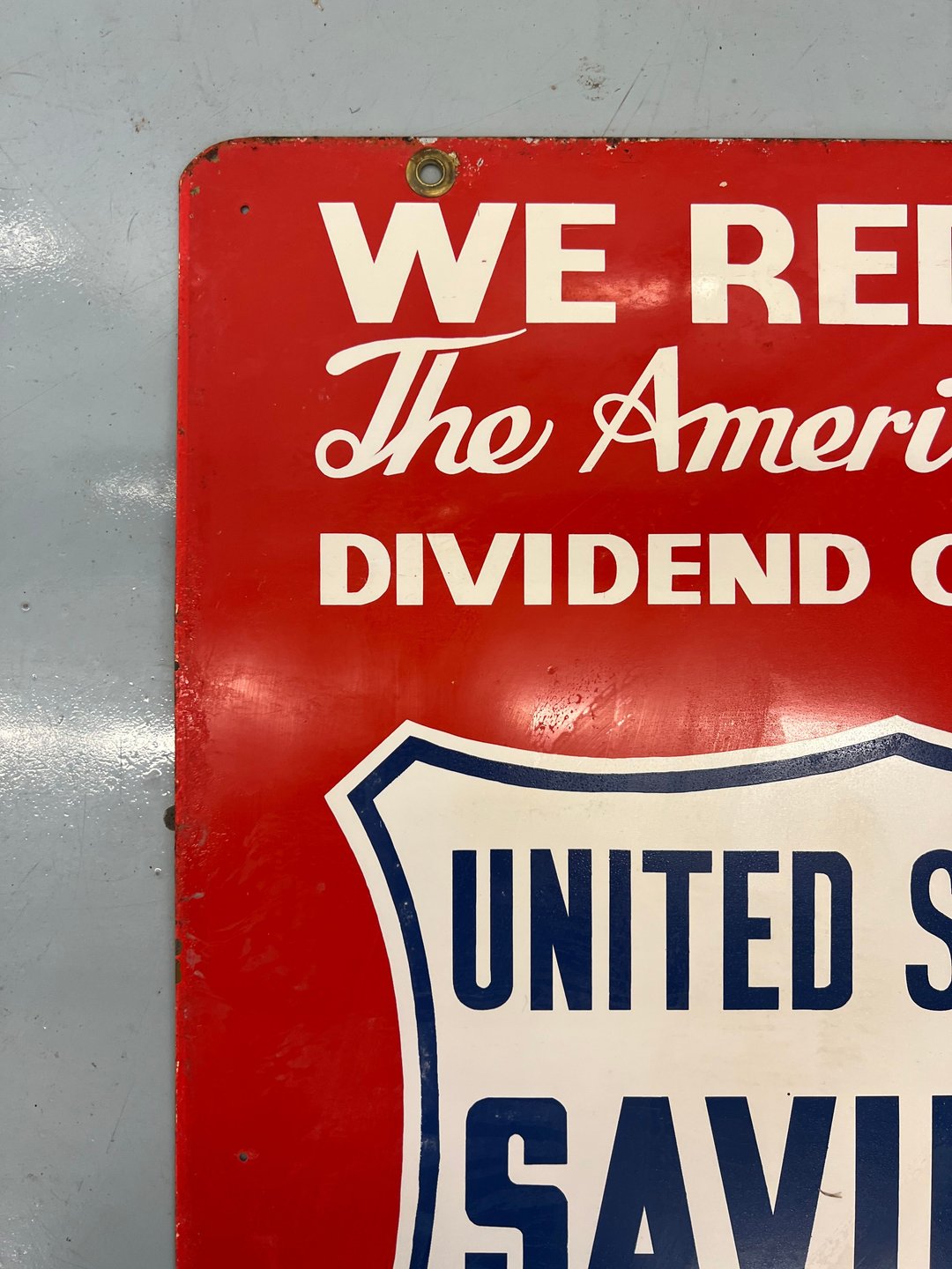 Vintage U.S. Savings Stamps Signs – "The American Way" (Pair)