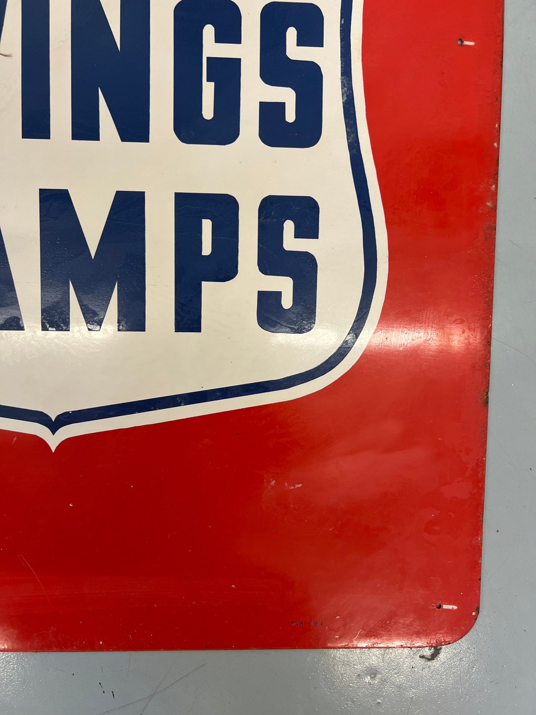 Vintage U.S. Savings Stamps Signs – "The American Way" (Pair)
