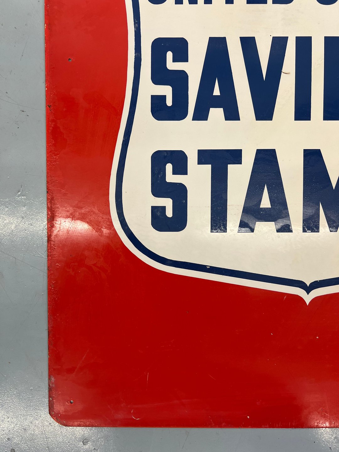 Vintage U.S. Savings Stamps Signs – "The American Way" (Pair)