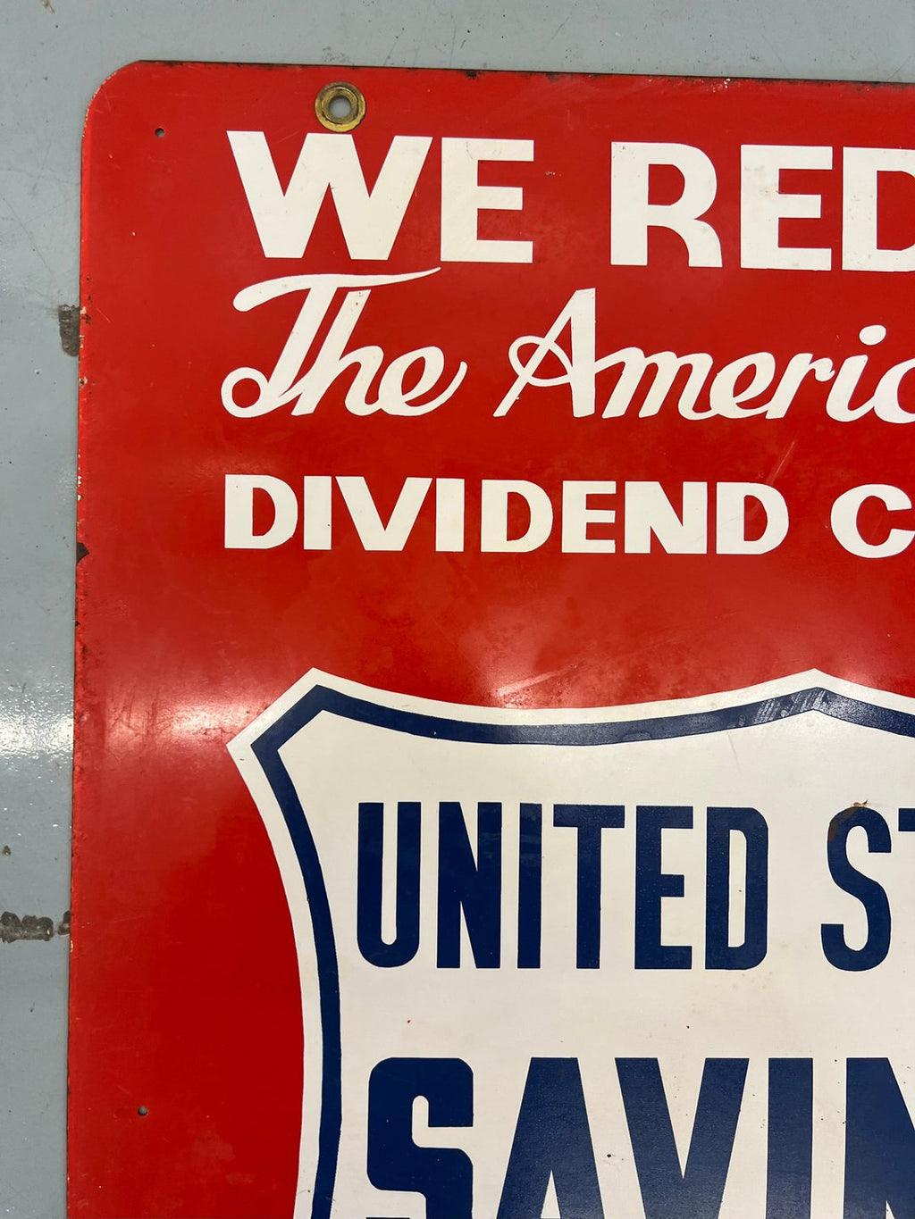 Vintage U.S. Savings Stamps Signs – "The American Way" (Pair)
