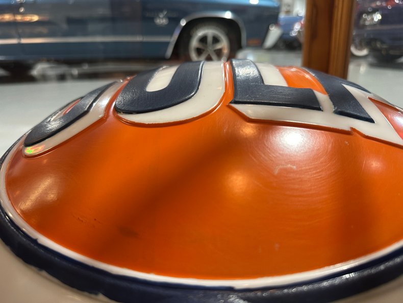 30's Original Gulf Gas Pump Globe