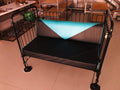 Restored 1920s Baby Bed Converted to 1950s-Style Couch