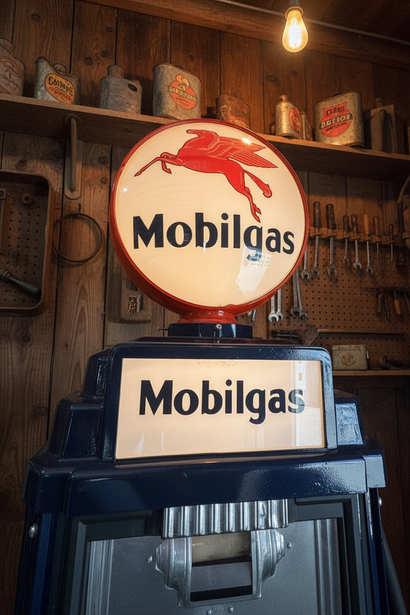 1935-36 Bennett Model 76  Mobil Gas Pump