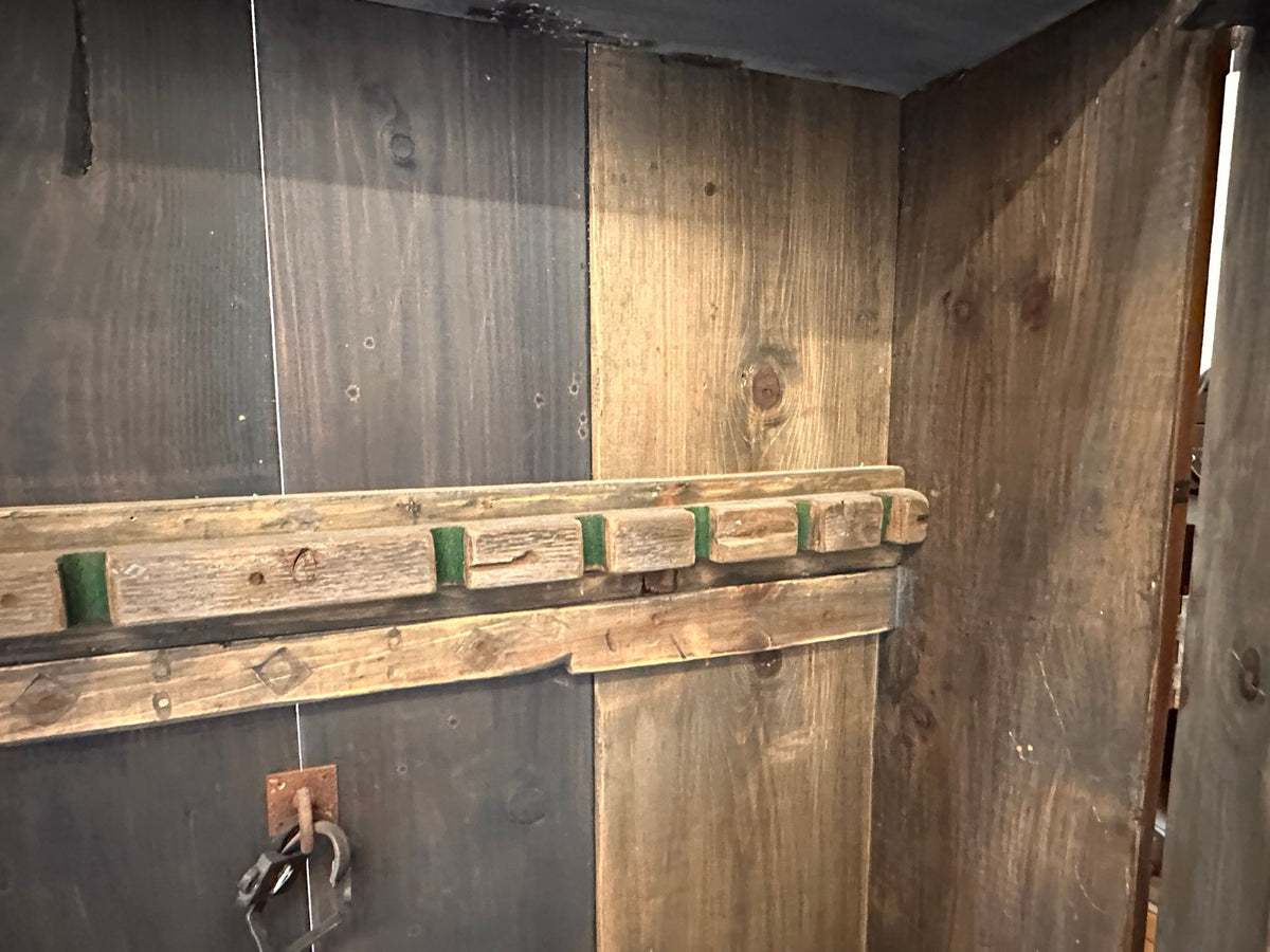 Rustic Hand Built  Barnwood Gun Cabinet