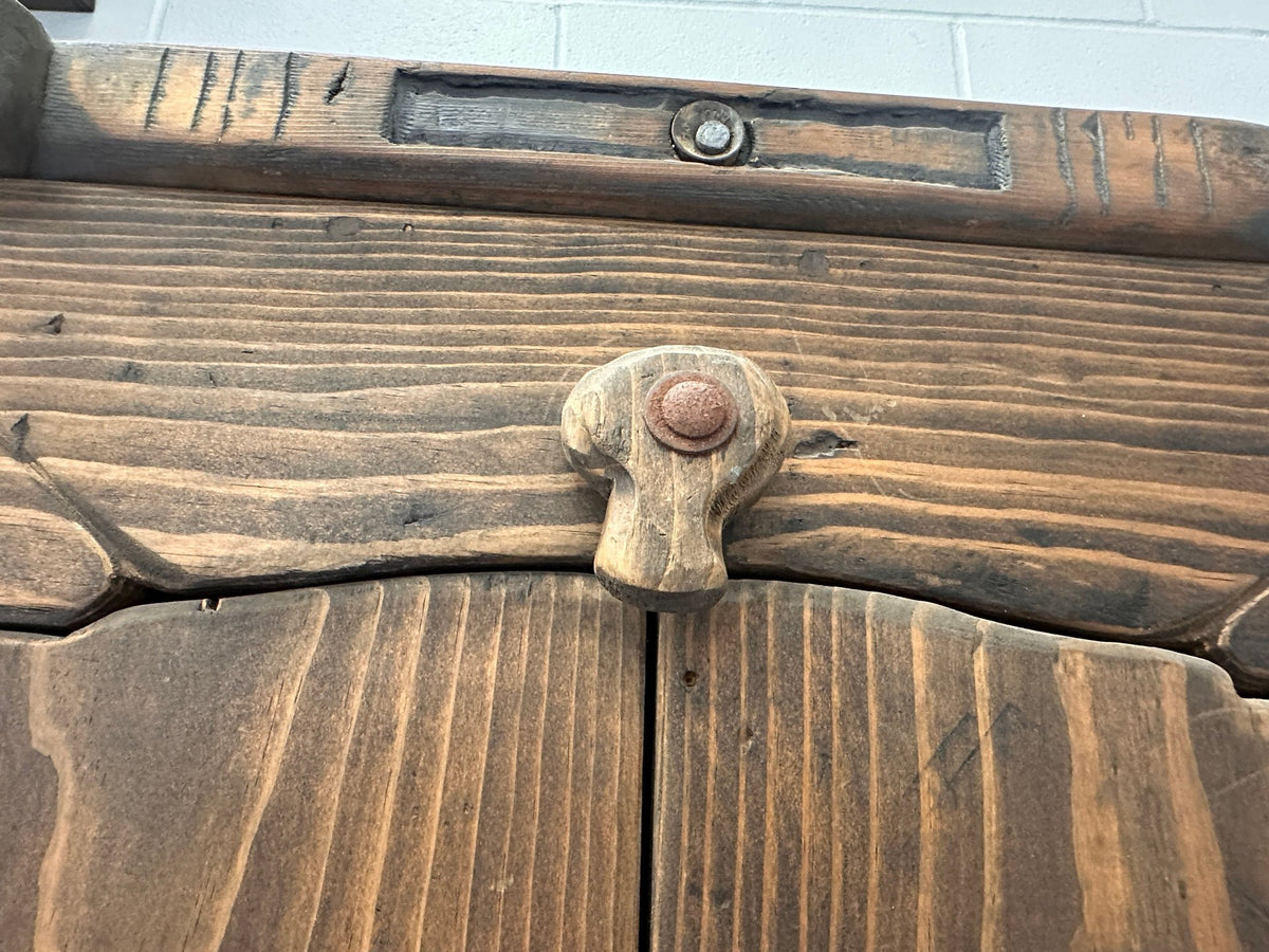 Rustic Hand Built  Barnwood Gun Cabinet