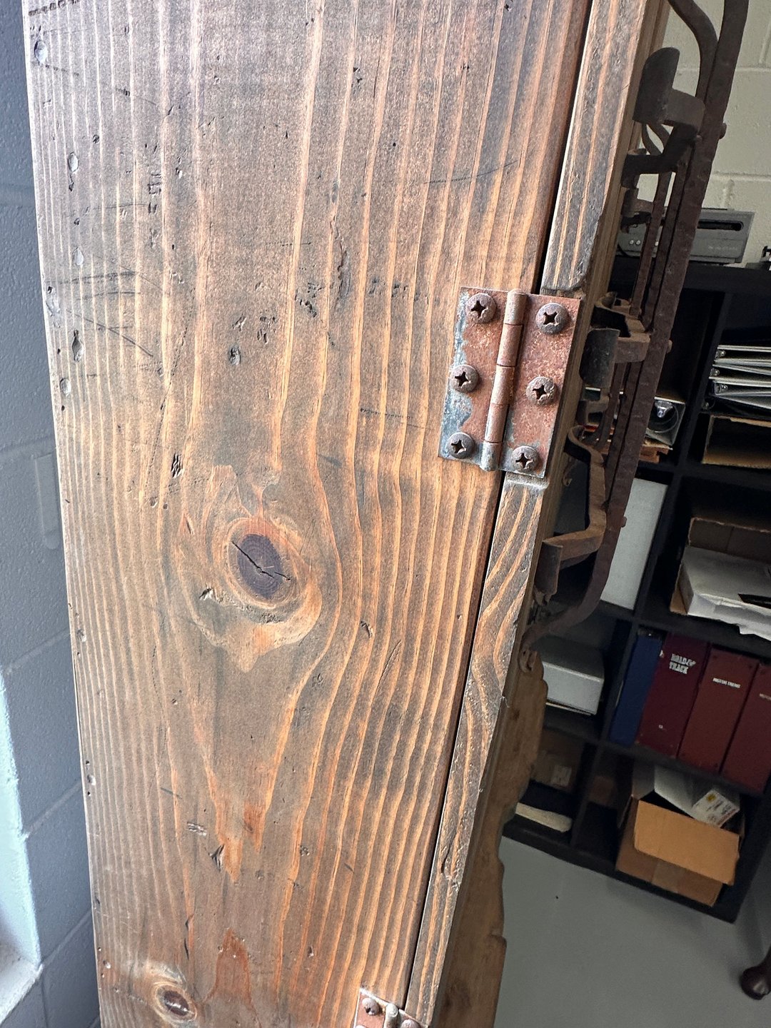 Rustic Hand Built  Barnwood Gun Cabinet