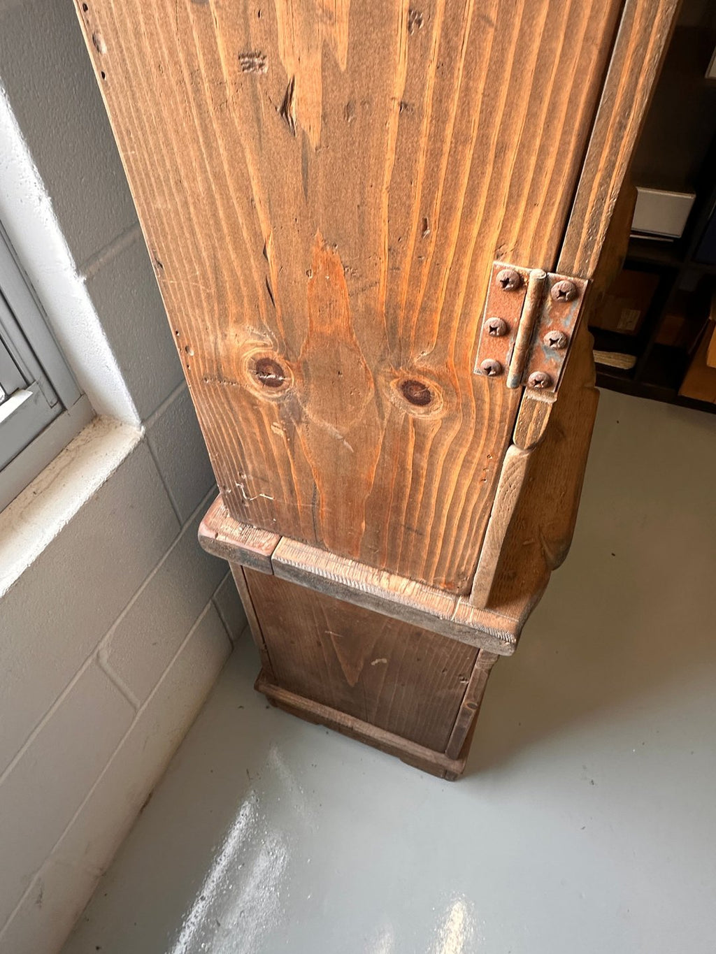 Rustic Hand Built  Barnwood Gun Cabinet