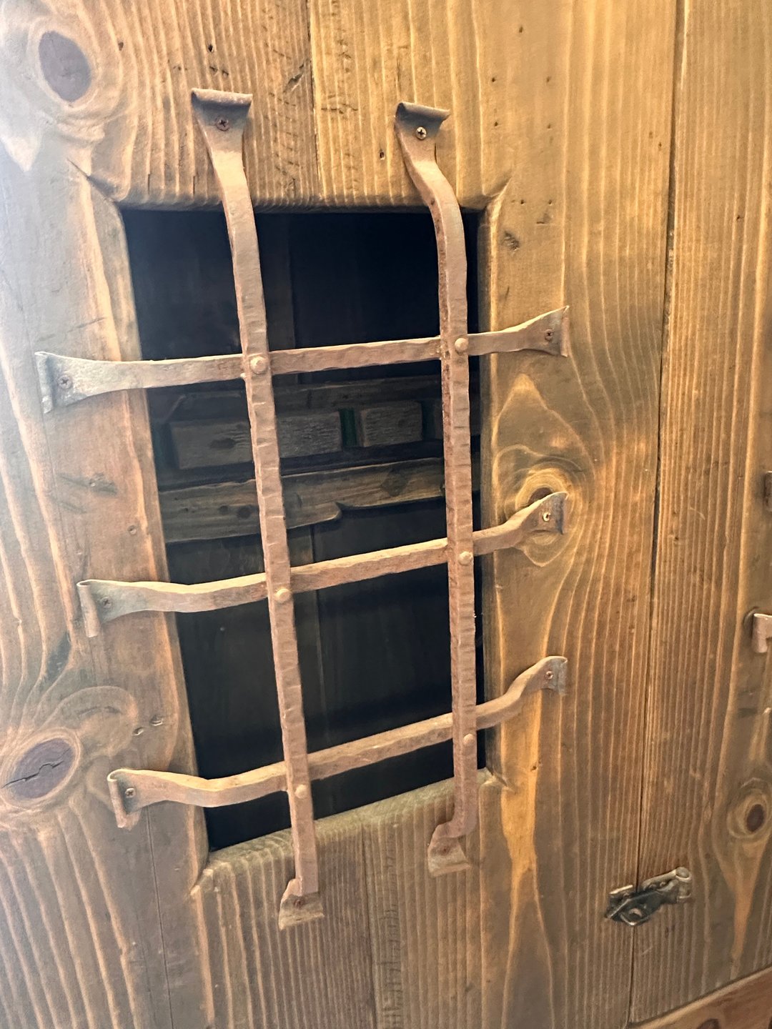 Rustic Hand Built  Barnwood Gun Cabinet