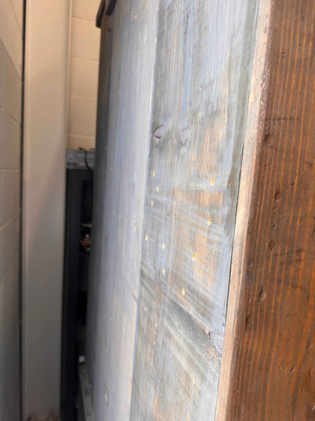 Rustic Hand Built  Barnwood Gun Cabinet