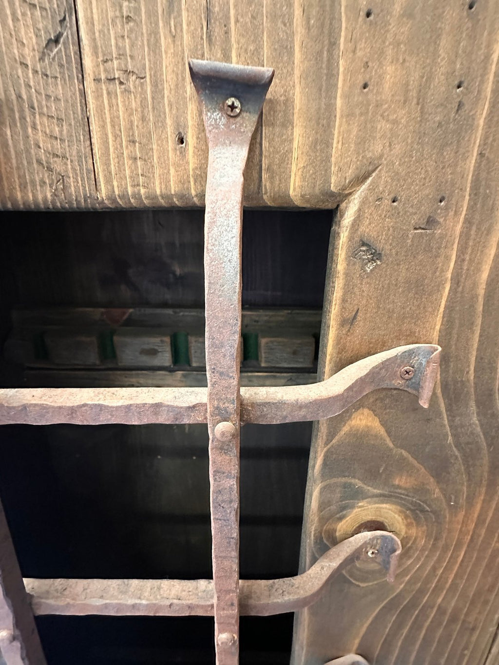 Rustic Hand Built  Barnwood Gun Cabinet
