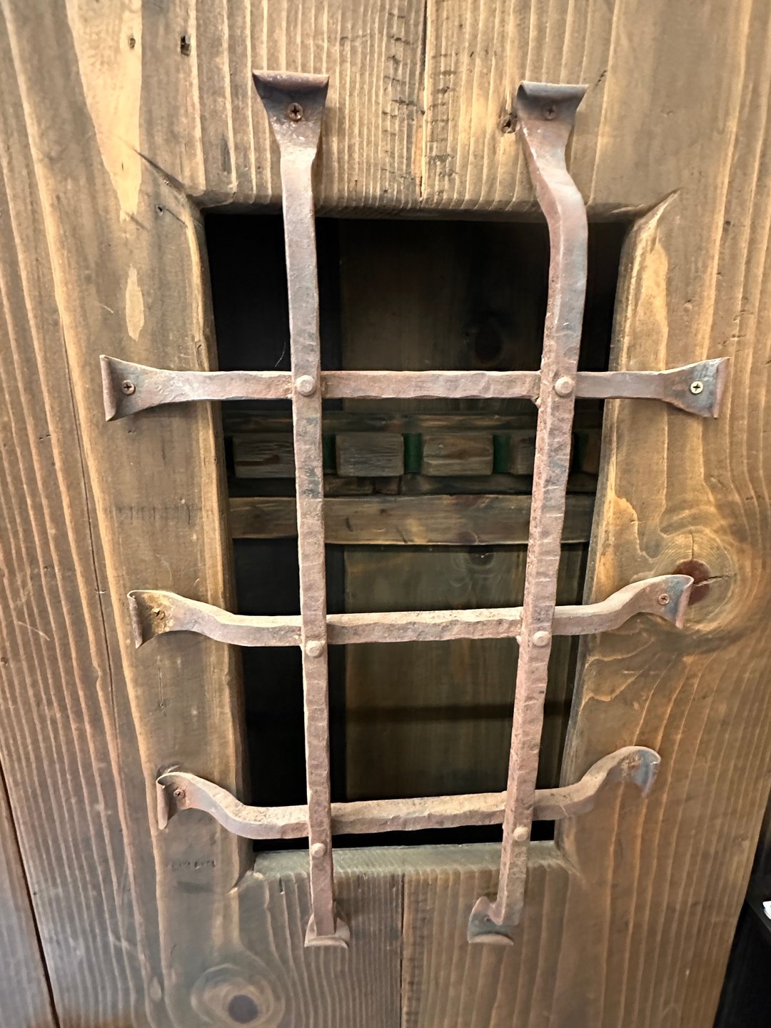 Rustic Hand Built  Barnwood Gun Cabinet