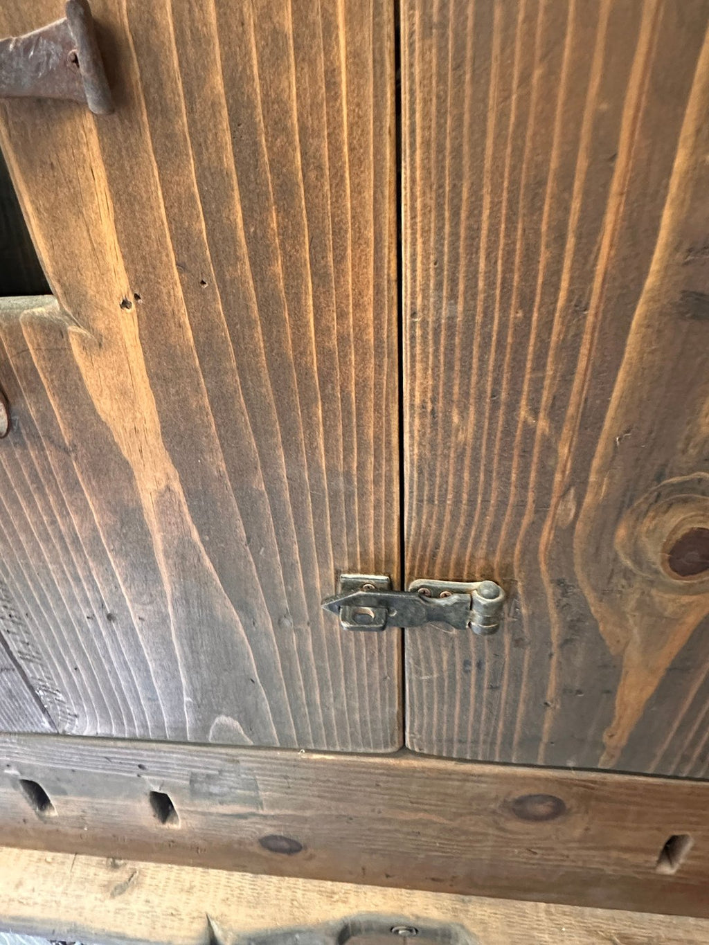 Rustic Hand Built  Barnwood Gun Cabinet