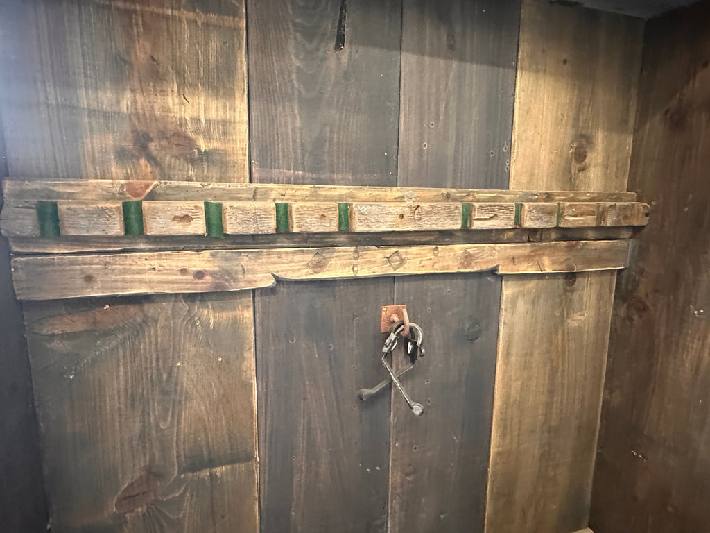 Rustic Hand Built  Barnwood Gun Cabinet