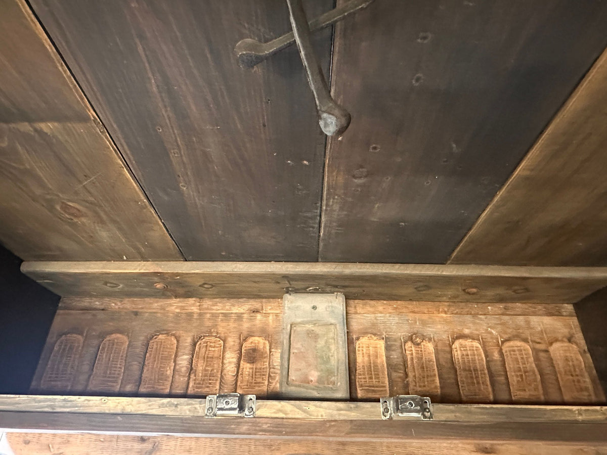 Rustic Hand Built  Barnwood Gun Cabinet
