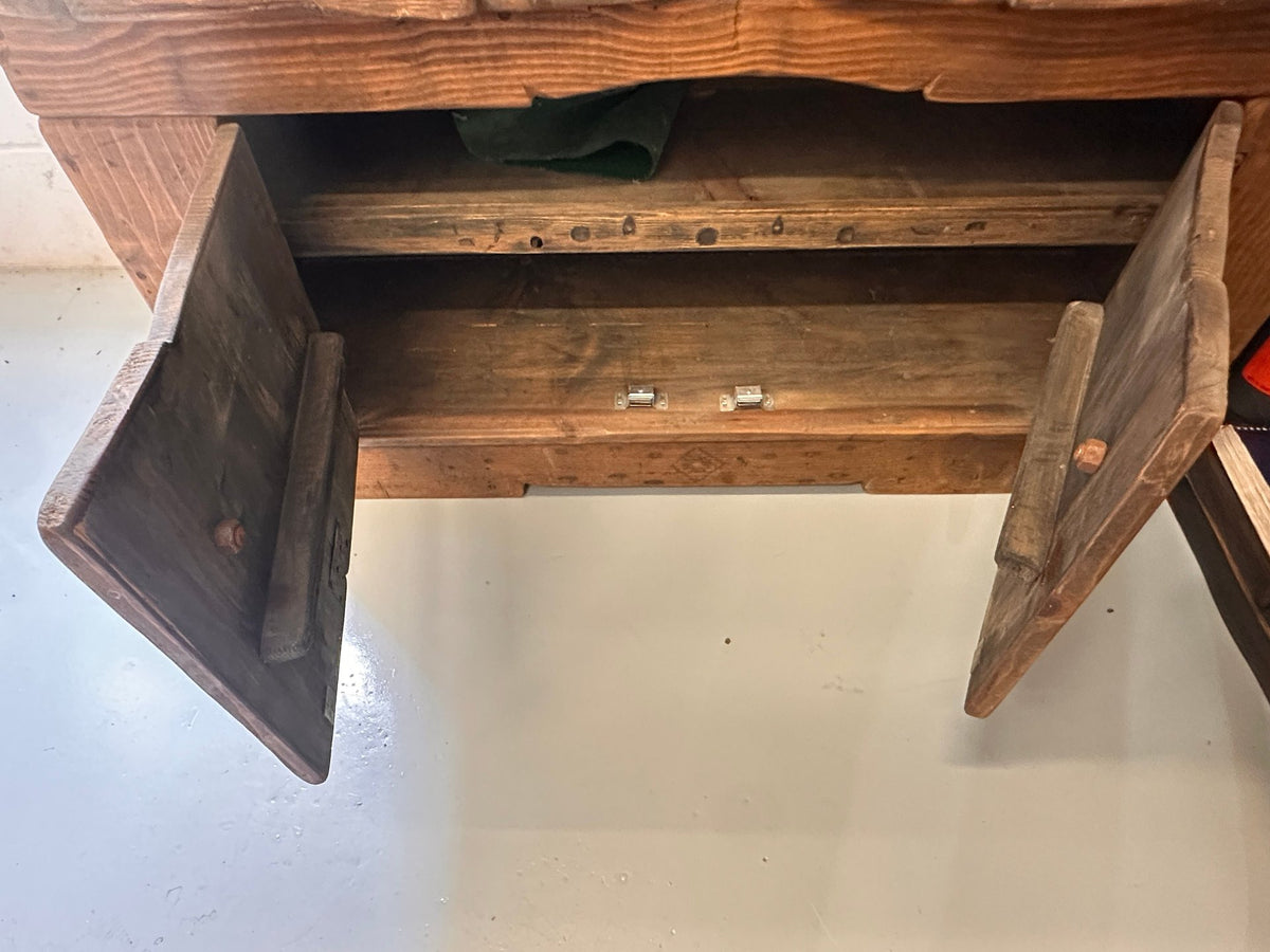 Rustic Hand Built  Barnwood Gun Cabinet