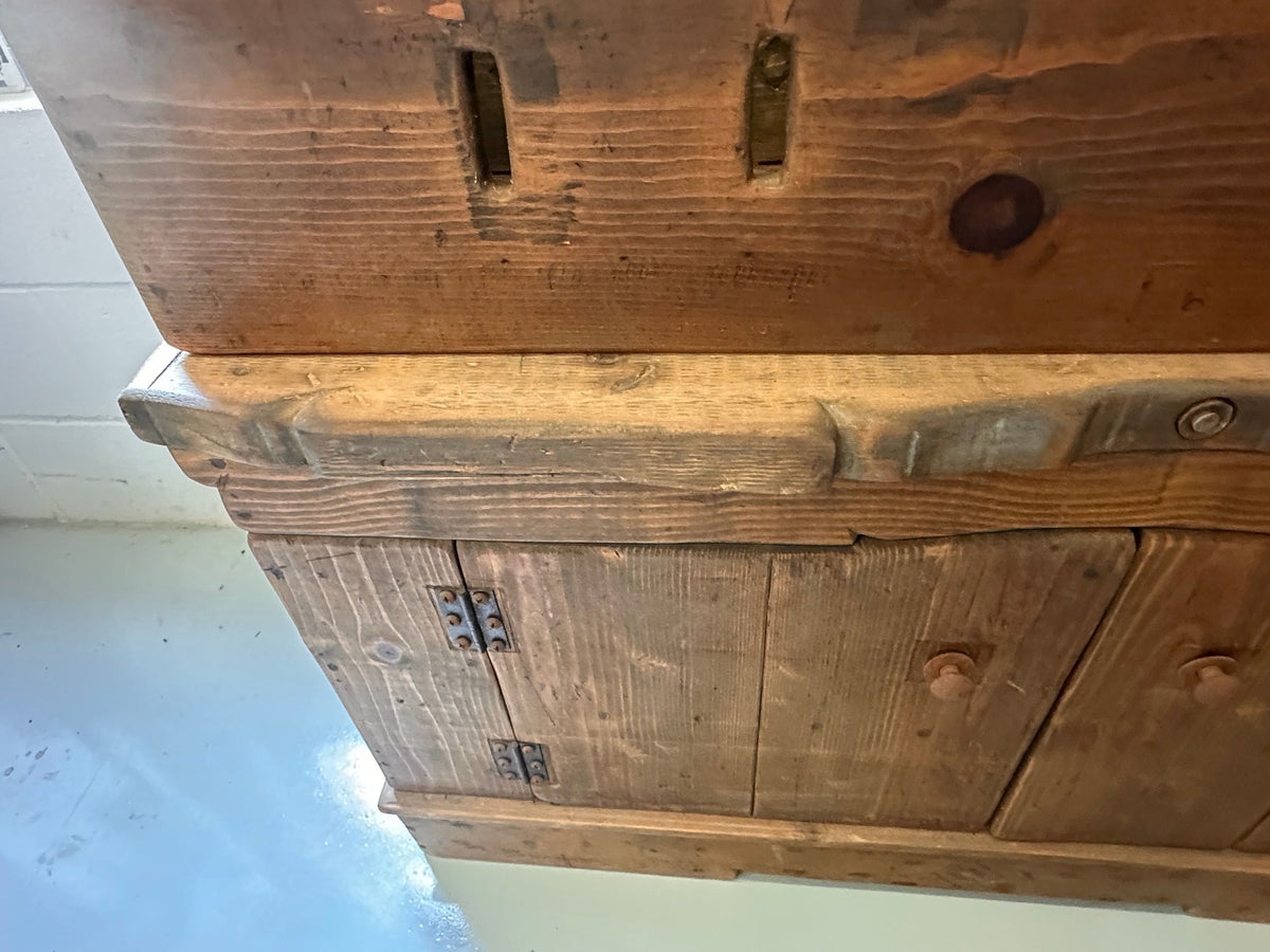 Rustic Hand Built  Barnwood Gun Cabinet