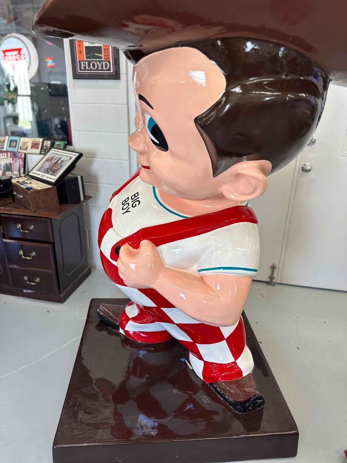 Rare 7-Ft Fiberglass Big Boy Statue – Cowboy Edition