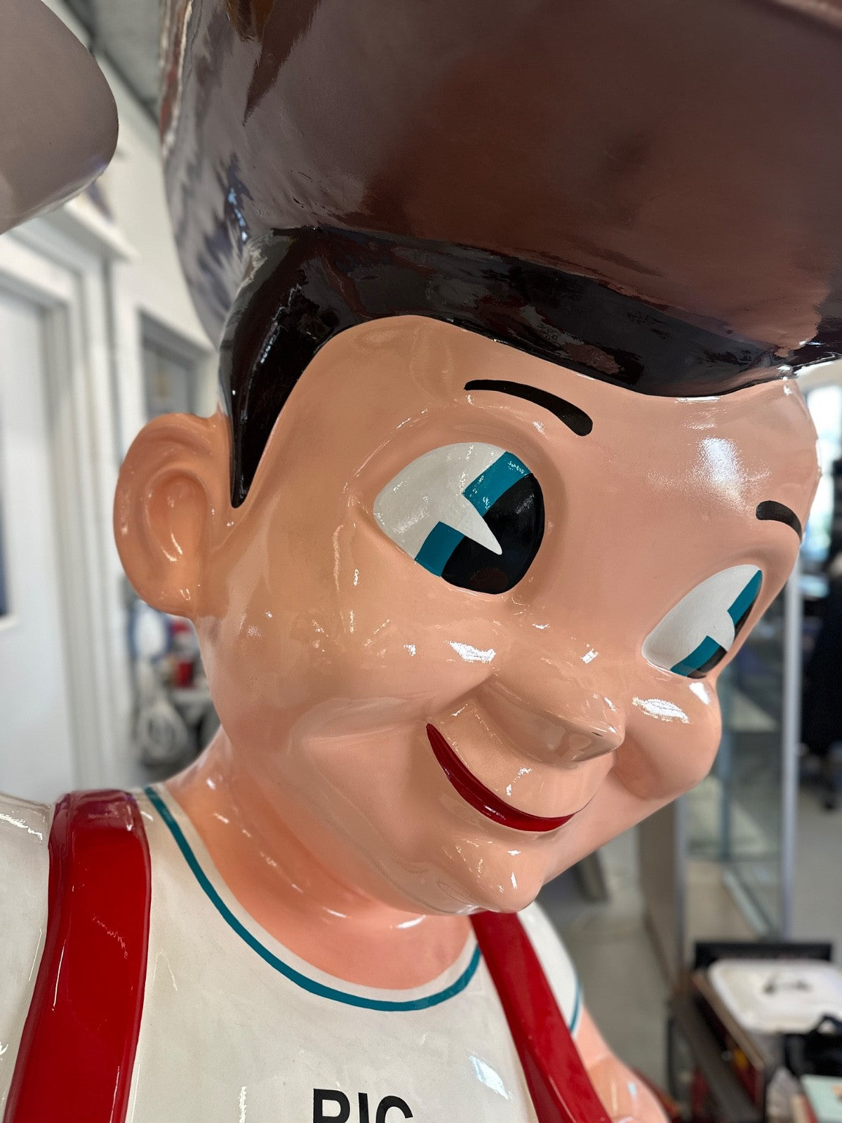 Rare 7-Ft Fiberglass Big Boy Statue – Cowboy Edition
