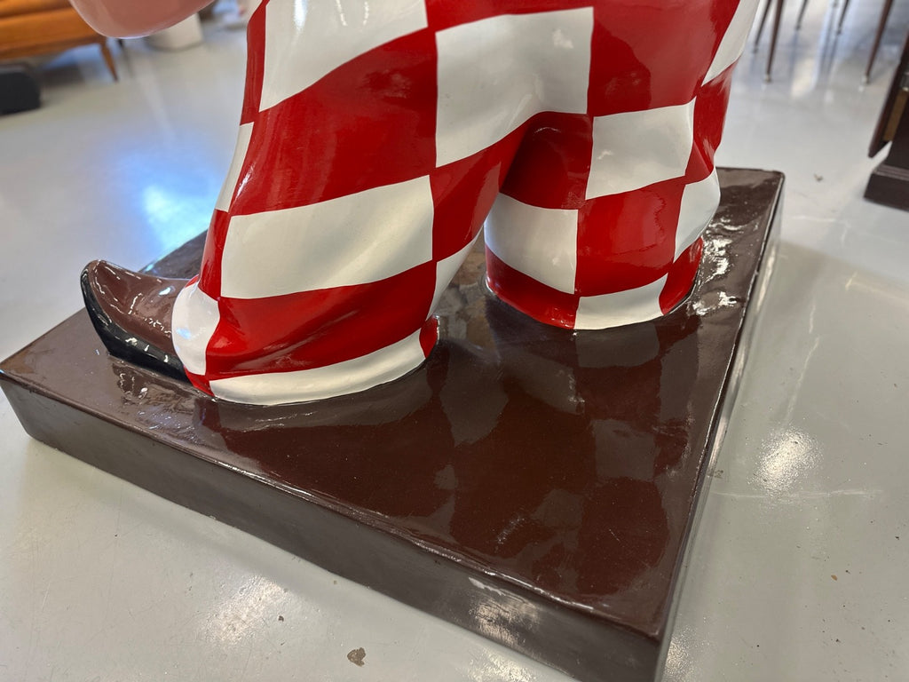 Rare 7-Ft Fiberglass Big Boy Statue – Cowboy Edition