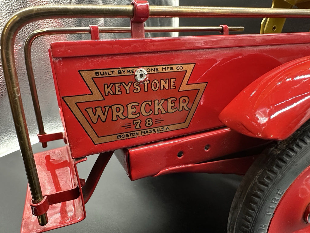1920s Keystone Packard No. 78 Pressed Steel Wreckers Toy Truck