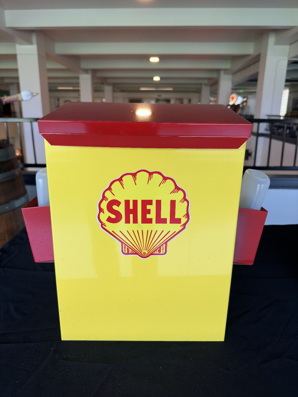 Shell 1950's Type GAS OIL STATION TOWEL BOX DISPENSER NEW