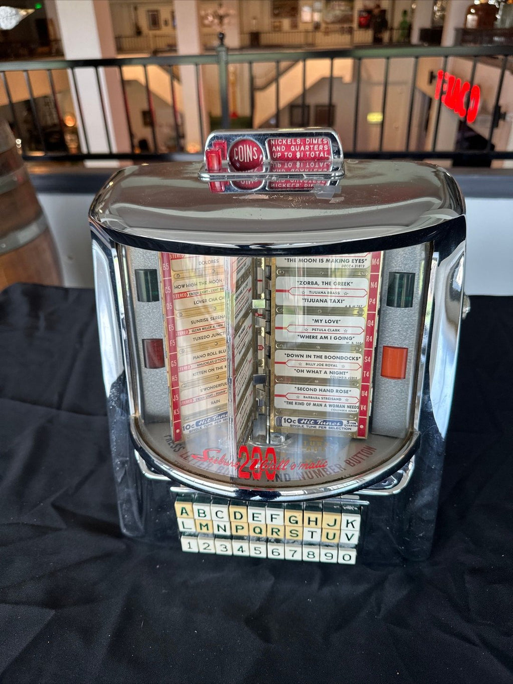 Seeburg bank200 Wall-o-matic Jukebox
