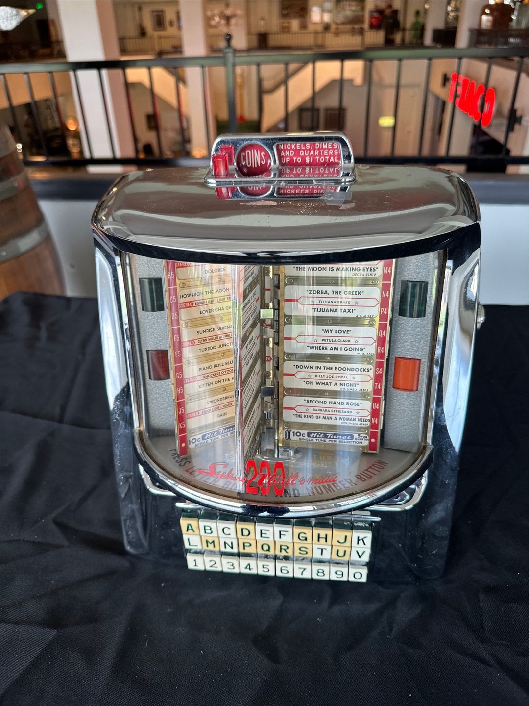 Seeburg bank200 Wall-o-matic Jukebox