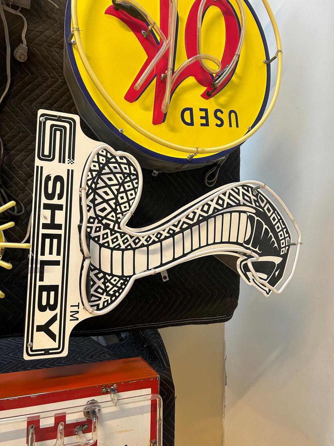 Shelby Cobra Neon Sign — As-Is, Needs Repair