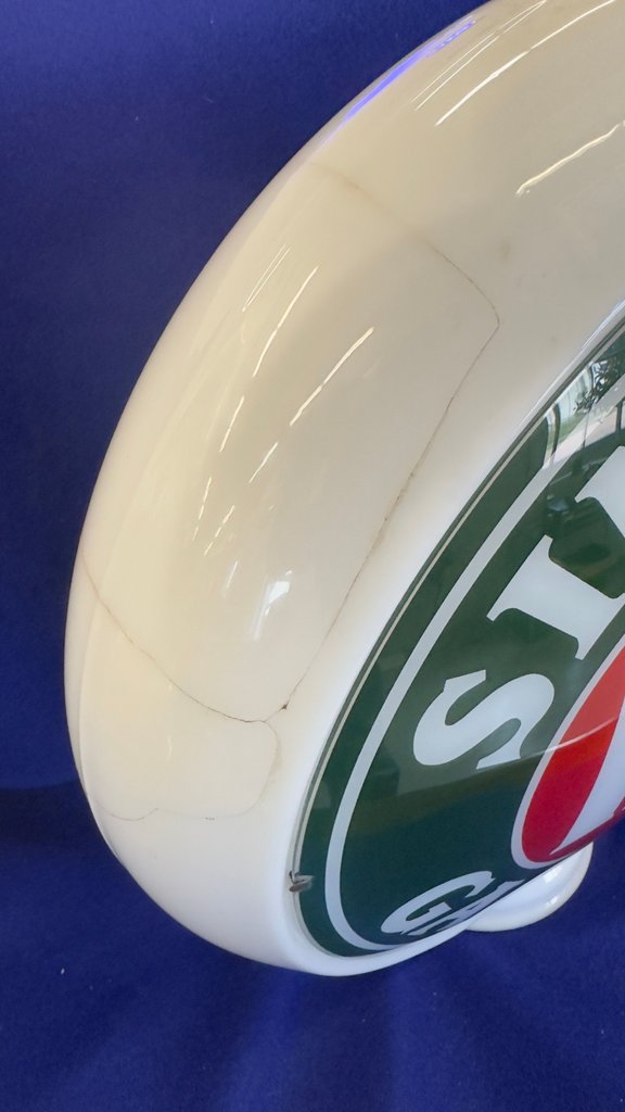 Sinclair Glass Gas pump Globe