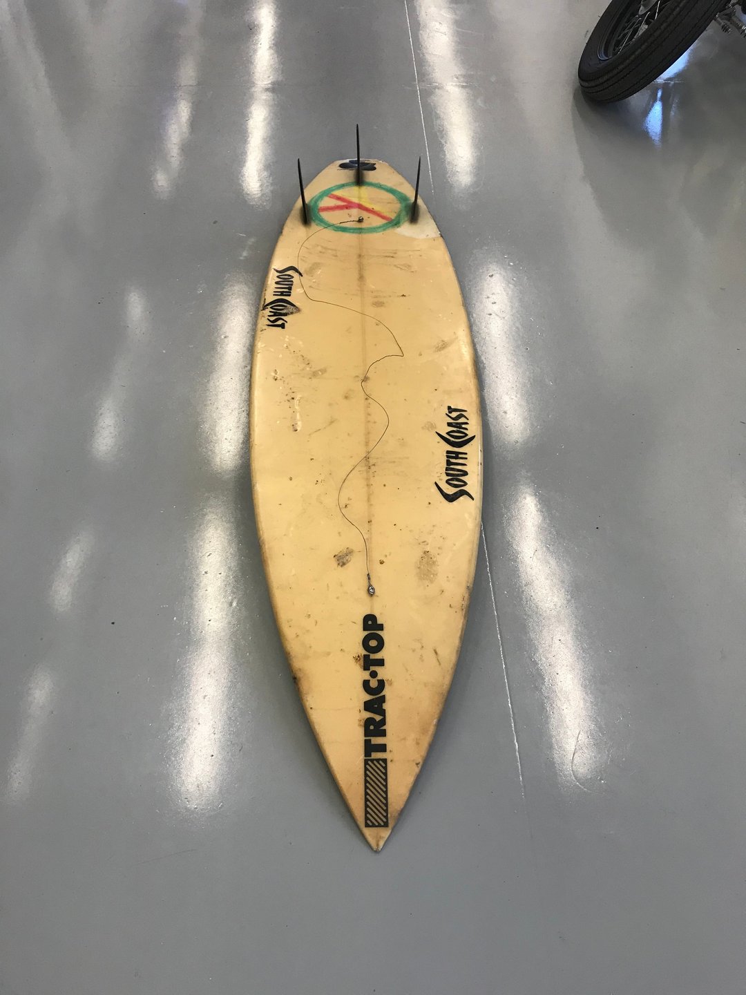 Robin Prodanovich Shaped South Coast Surfboard with Trac Top Grips