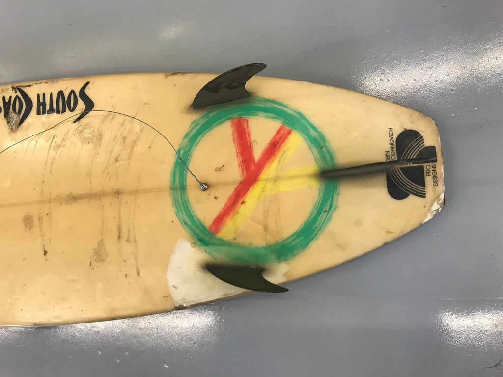 Robin Prodanovich Shaped South Coast Surfboard with Trac Top Grips