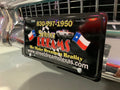 Street Dreams Texas Embossed Tin License Plate