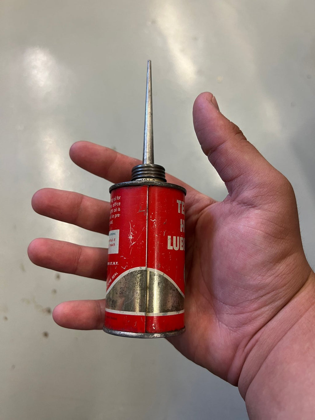 Vintage Texaco Home Lubricant Can
