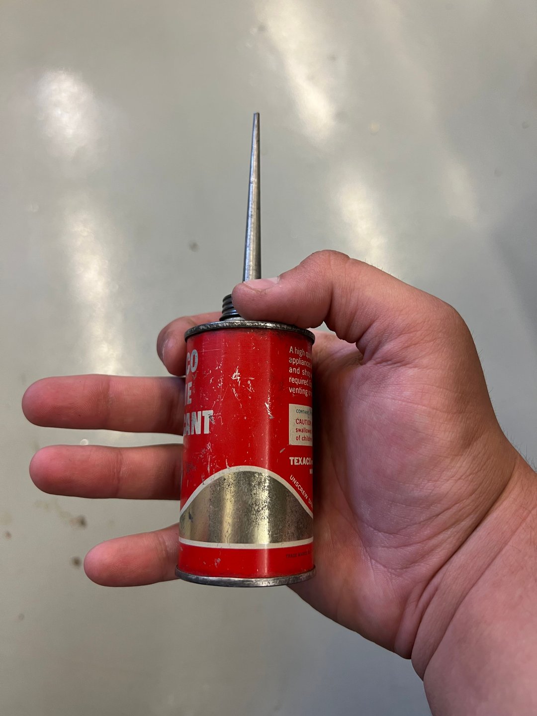 Vintage Texaco Home Lubricant Can